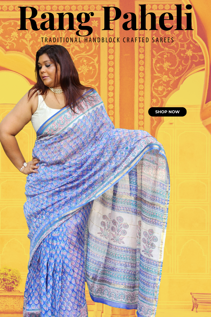 Rang Paheli – Handblock Saree Collection
